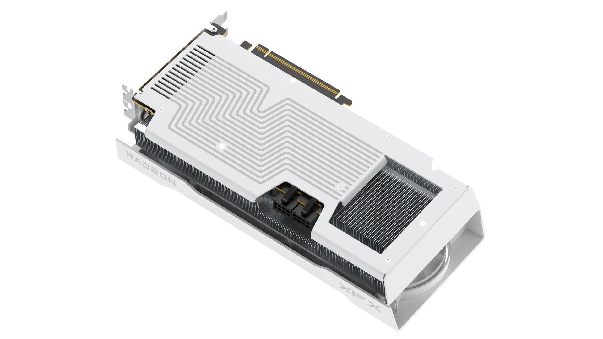 XFX RX 9070 SWIFT OC – PCIe Grafikkarte – 16 GB GDDR6, 256 Bit, 3×DP, 1×HDMI, PCIe 5.0, 2×8‑Pin, Weiss