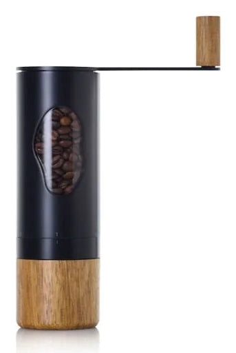 AdHoc Kaffeemühle, Ø 6 × 21,8 cm, mit Schlagmesser, Akazie/Schwarz