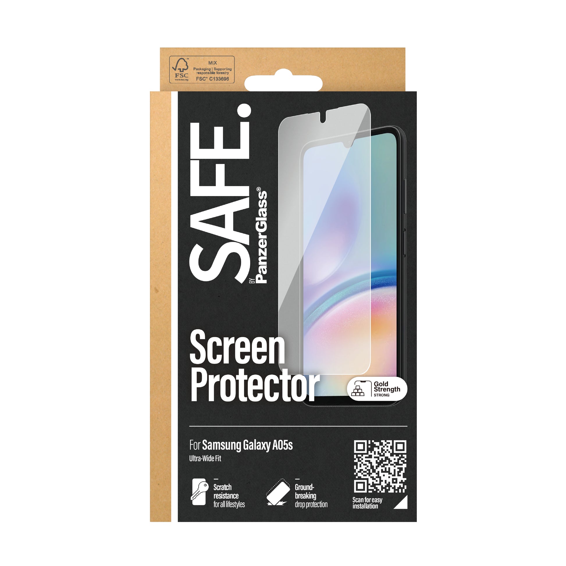 PanzerGlass Displayschutzfolie – für Samsung Galaxy A05s – Folie (PET), Transparent