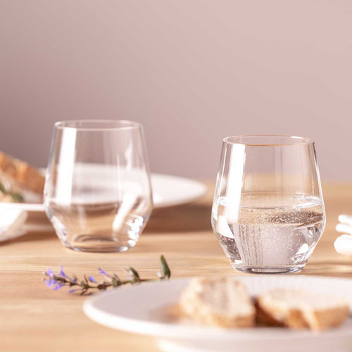 LEONARDO Trinkglas TWENTY4 – 6er Set, 310 ml, Ø 8 cm, H 9 cm, Kristallglas, Transparent, spülmaschinenfest