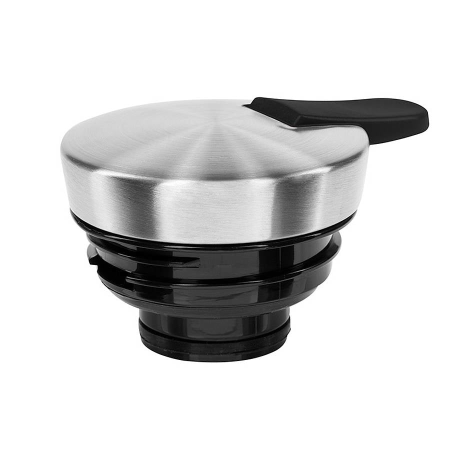 EMSA Thermoskanne Soft Grip – 1,5 l, Edelstahl, Schwarz, auslaufsicher