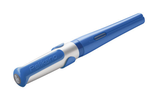 Pelikano – Federspitze M – für Rechtshänder – Blau – Patronen