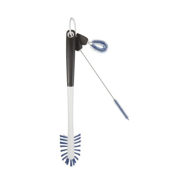 OXO Good Grips Flaschenbürste – Nylon, 44,7 cm, spülmaschinenfest, 3-teilig, für Wasser-Sportflaschen
