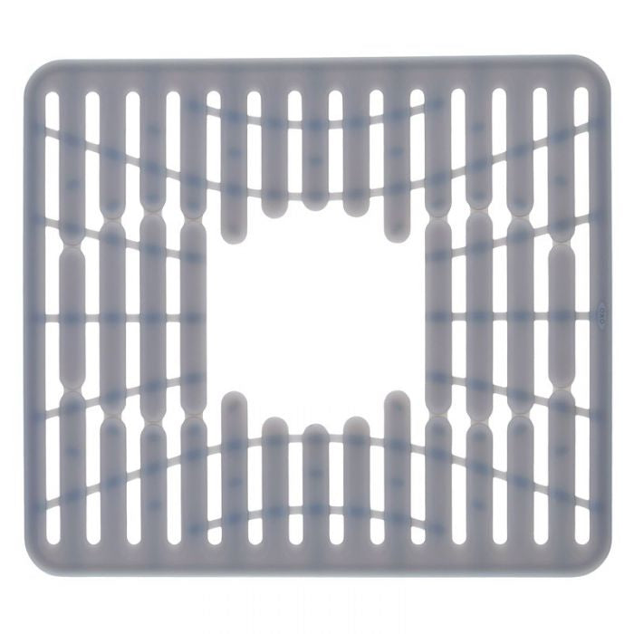 OXO Abtropfmatte 32 × 28 × 1,7 cm, Silikon, Grau