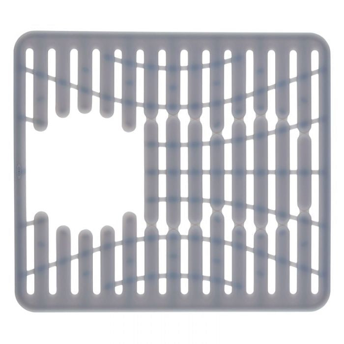 OXO Abtropfmatte 32 × 28 × 1,7 cm, Silikon, Grau