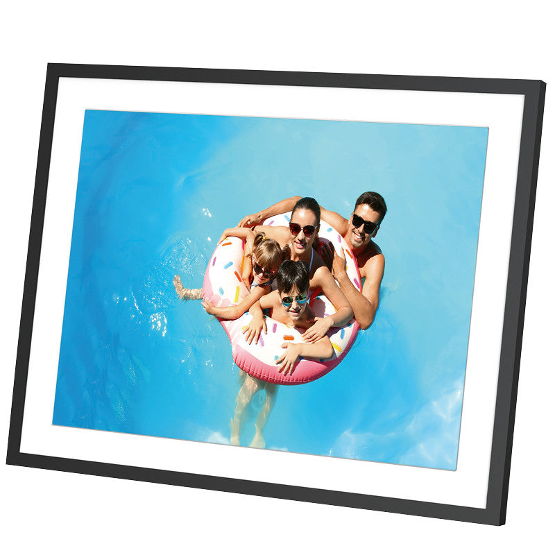 AgfaPhoto APF1700 Digitaler Bilderrahmen – 17" – 1280 × 960, IPS – WLAN, USB-C – microSD – Schwarz