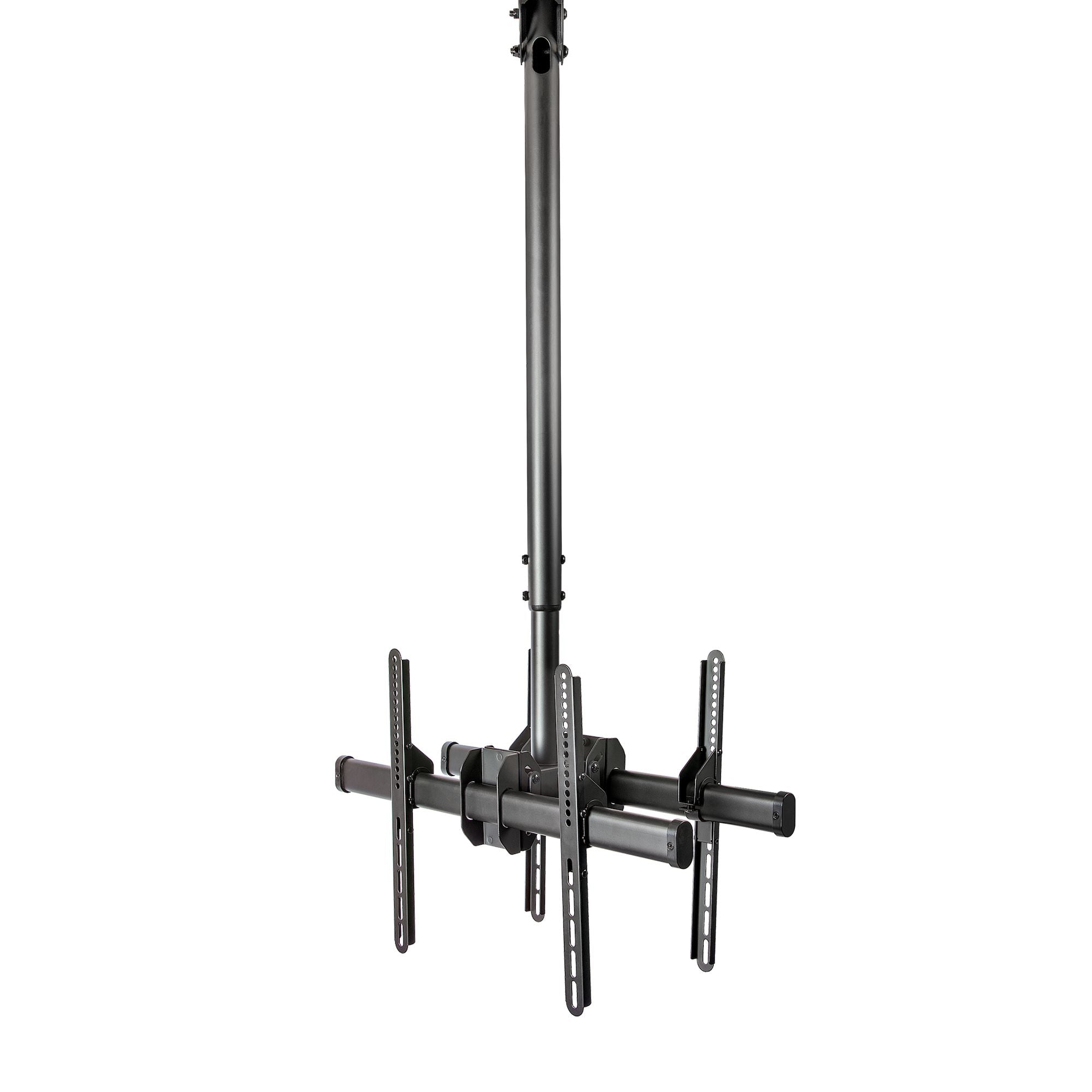 StarTech.com Deckenhalterung – Rücken an Rücken – 32–75" – VESA 200×200–600×400 – bis 90 kg, Teleskopmast