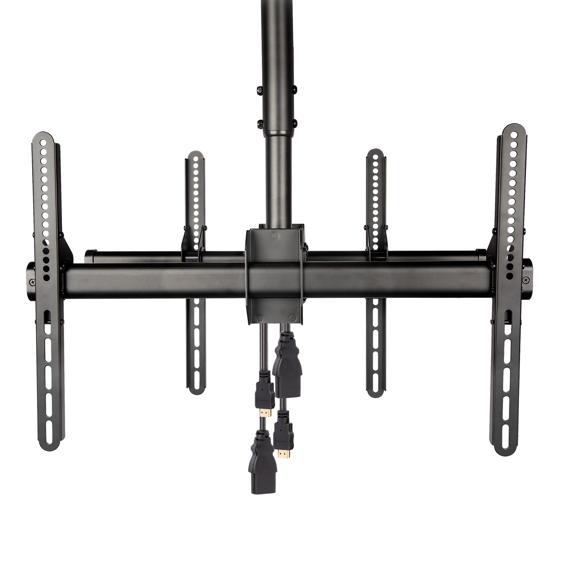 StarTech.com Deckenhalterung – Rücken an Rücken – 32–75" – VESA 200×200–600×400 – bis 90 kg, Teleskopmast