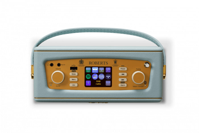 Roberts Radio Roberts Stream 67 – DAB-/Internetradio – Tischradio – DAB+, UKW, CD, Bluetooth – Silber