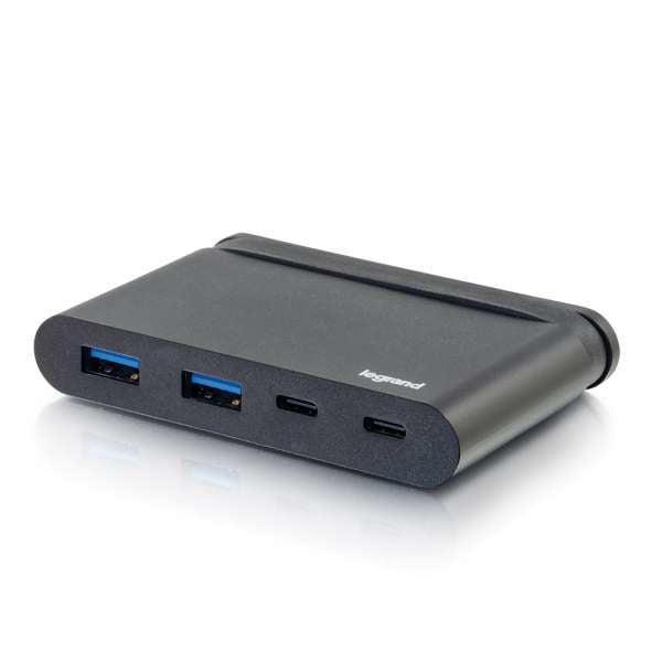 C2G 26914 USB-Hub – Thunderbolt 3, 2× USB-A, 2× USB-C, 100 W PD