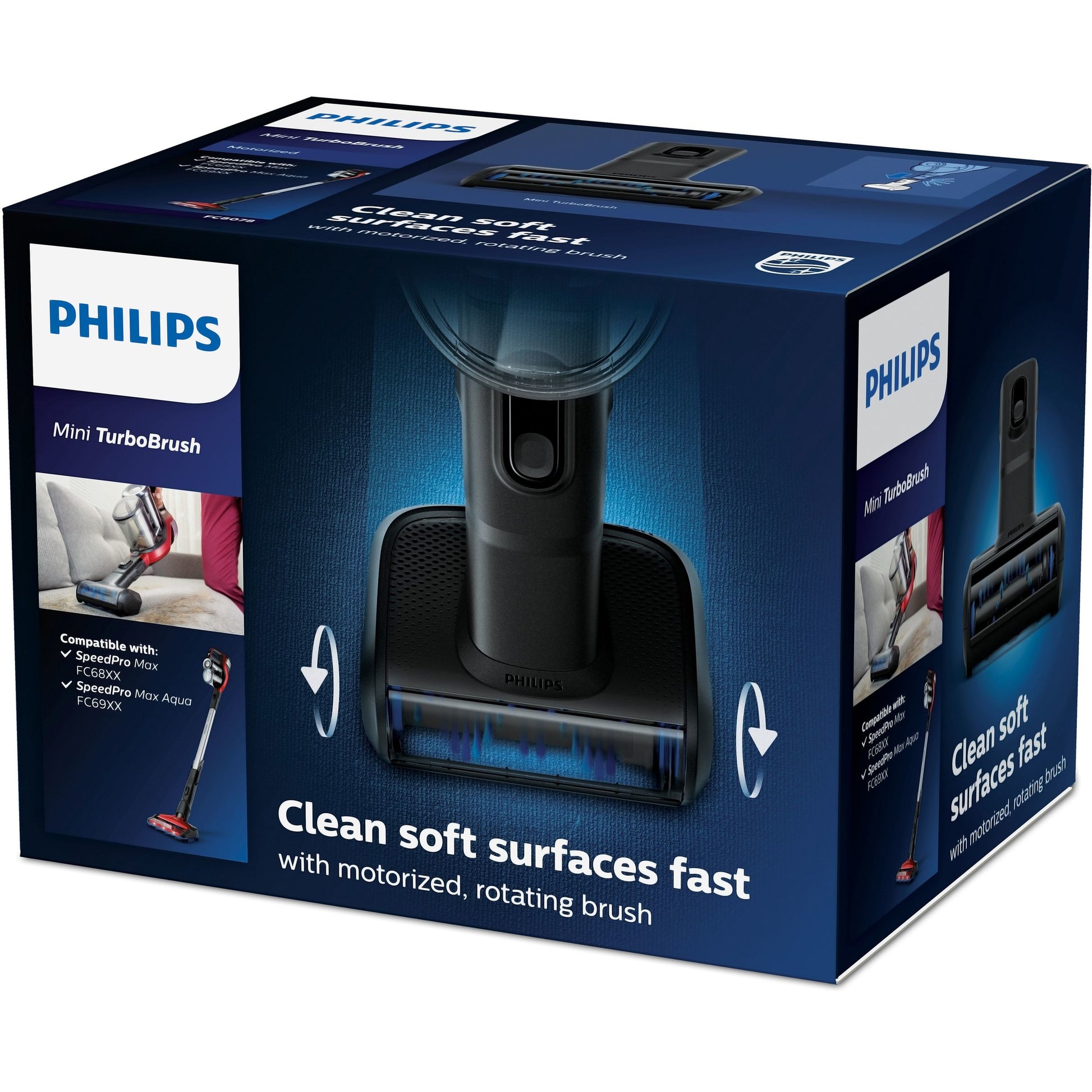 Philips Turbobürste FC8078/01 – 1 Aufsatz, für FC6802, FC6812–FC6814, FC6822 und andere