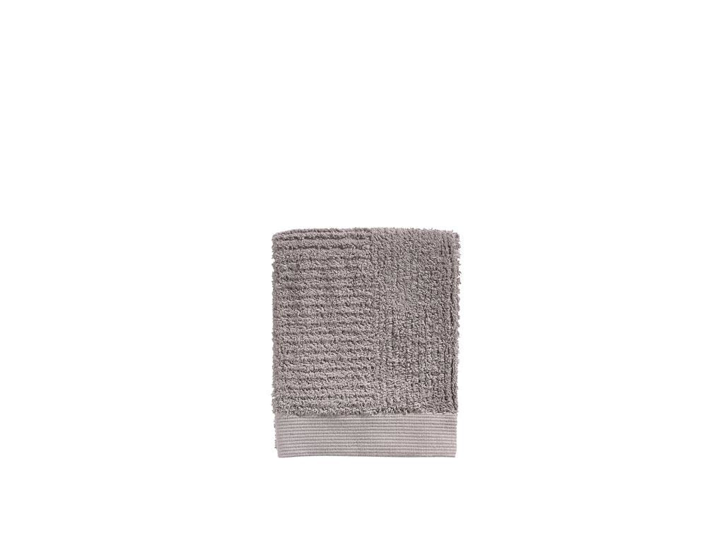 Zone Denmark Waschlappen Classic – 30×30 cm, 100% Baumwolle, 500 g/m², Grau