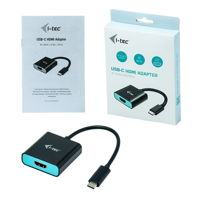 i-tec USB-C auf HDMI Adapter, 4K@60 Hz, für Thunderbolt 3