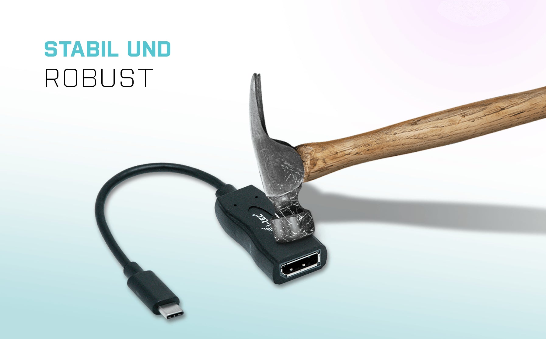 I-TEC – USB-C auf DisplayPort Adapter, 4K@60 Hz, für Thunderbolt 3