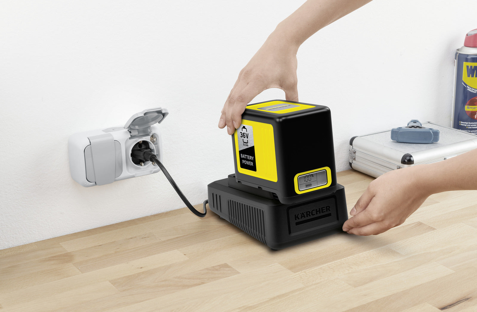 Kärcher Battery Power Akku 36 V 5 Ah (180 Wh) – 1 Stk – für Kärcher 36 V Battery Power