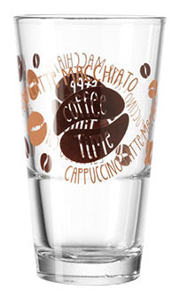 Montana Latte Macchiato Tasse Vinta – 6er Set, 330 ml, Ø 8,0 cm, H 14,0 cm, Kalk-Natron-Glas, spülmaschinenfest