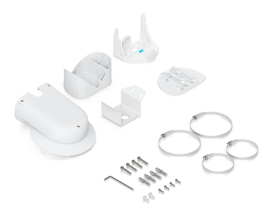 Ubiquiti Wand-/Masthalterung Montageset – Aluminium, 250 × 150 × 350 mm – für UVC-AI-MS-4 – Weiss