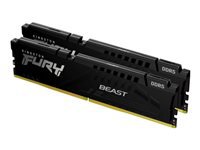 Kingston Technology Kingston FURY Beast – 64 GB (2×32 GB) DDR5-6000, CL30, EXPO, Kühlkörper, Schwarz