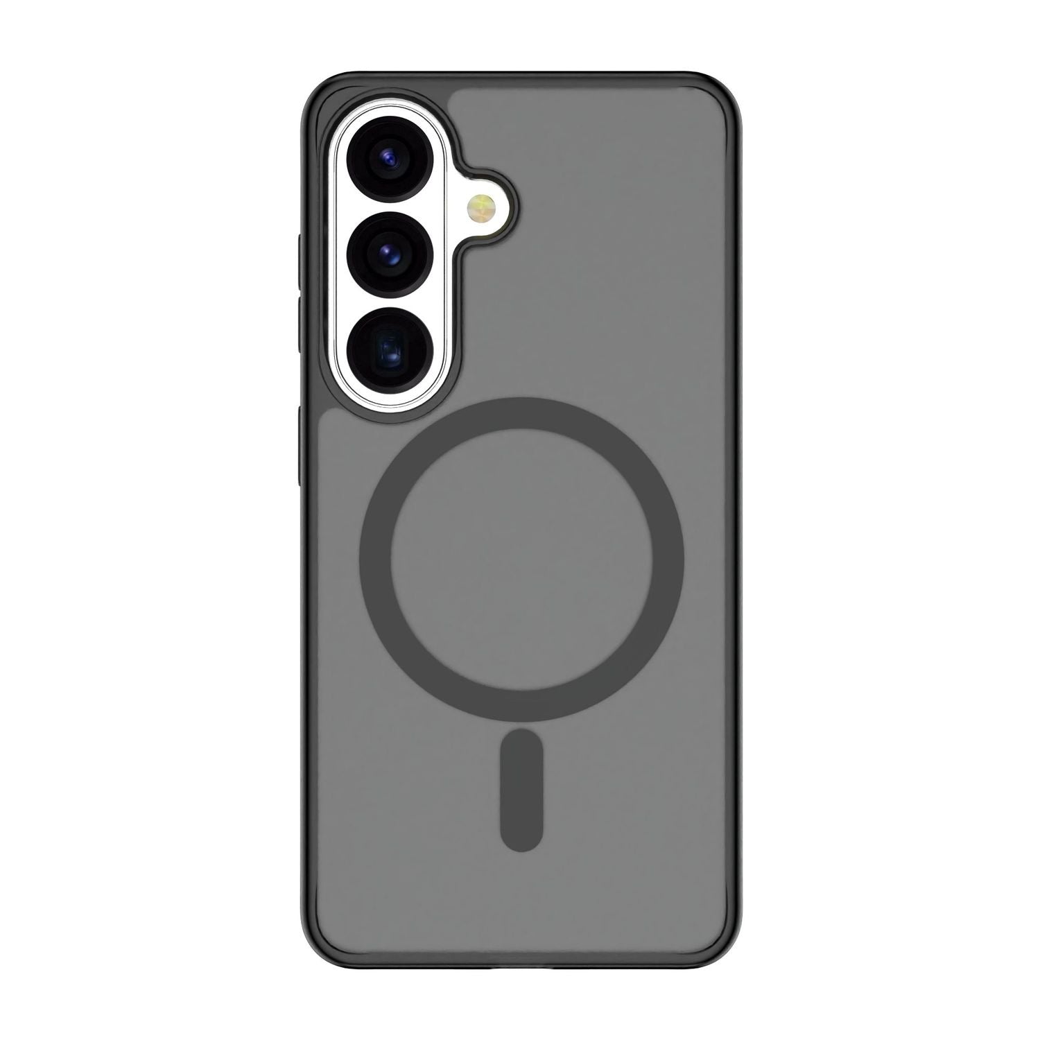 Cellularline Frosty Mag Backcover – für Samsung Galaxy S26, Kunststoff+Gummi, Schwarz