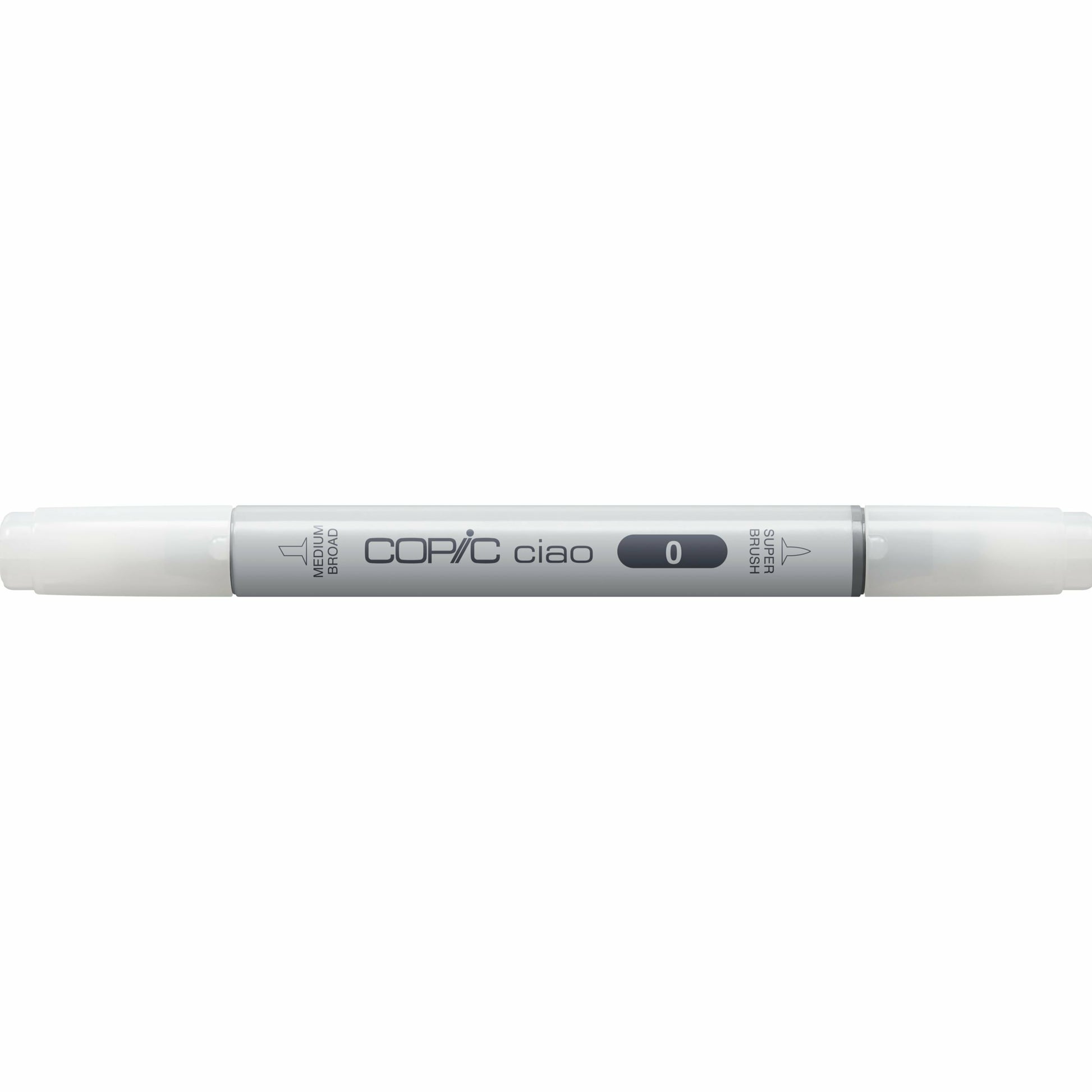 Copic Ciao Brush Pen, Doppelspitze – Kombi (Keil- + Pinselspitze), Acrylbasiert, Farblos