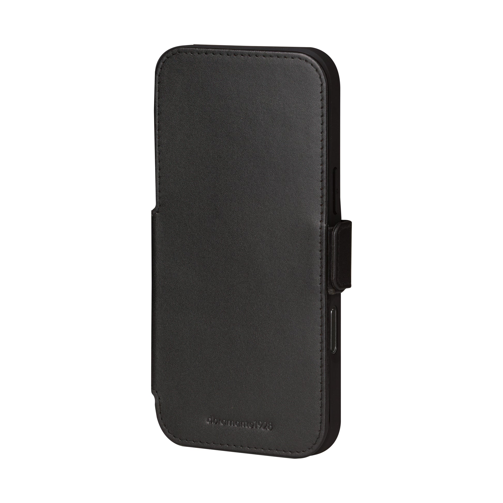 dbramante1928 Copenhagen Wallethülle – für Apple iPhone 17 Pro Max, mit Ständer, 3 Kartenfächer, Leder, Schwarz