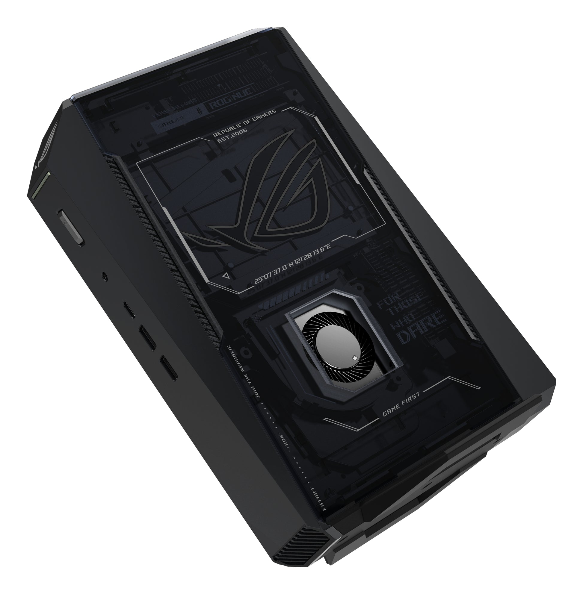 ASUS ROG NUC Micro – Intel Core Ultra 7 255HX, 16 GB RAM, 1 TB SSD, NVIDIA GeForce RTX 5060 8 GB, Windows 11