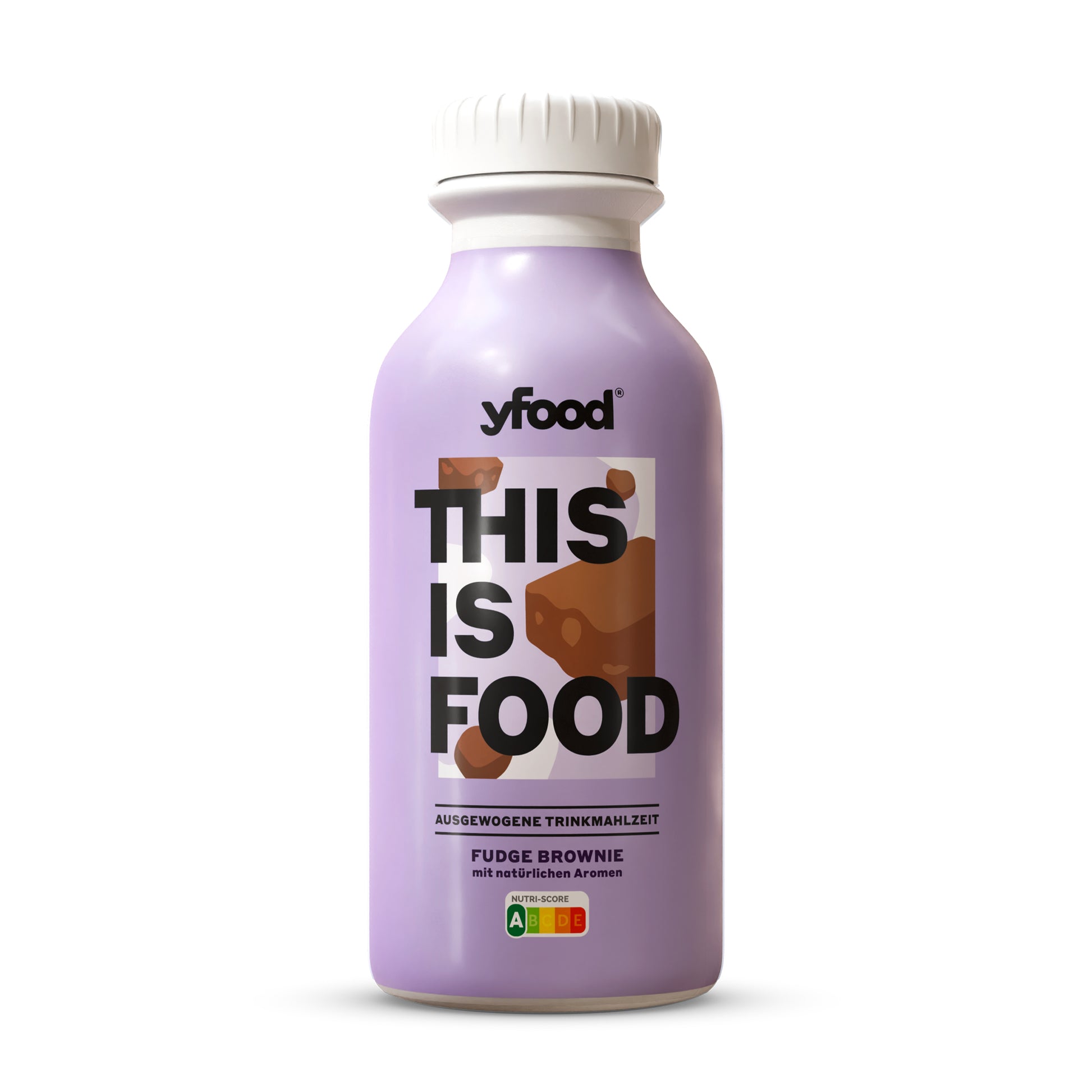 YFood Trinkmahlzeit Fudge Brownie Flasche – 500 ml