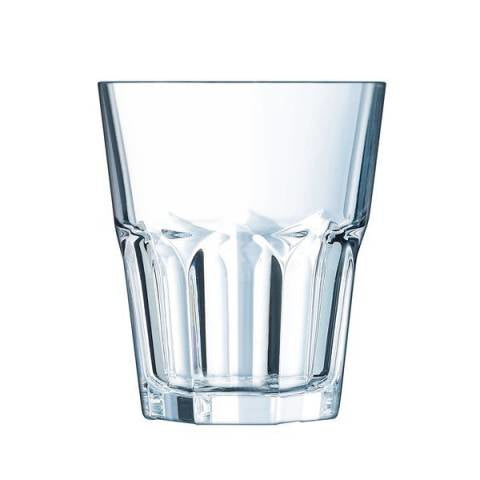 Arcoroc Trinkglas – 6er Set, 350 ml, Ø 8,3 cm, Gehärtetes Glas, Transparent, spülmaschinenfest