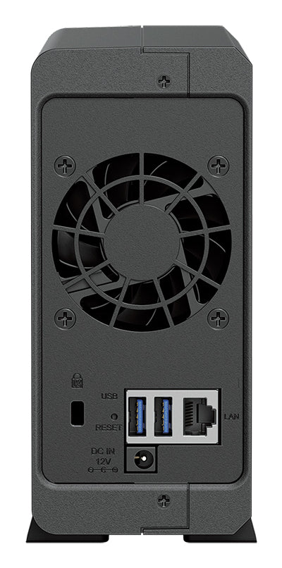 Synology DS124 – 1-Bay Desktop NAS – Realtek RTD1619B, 1 GB RAM, 1GbE, DSM, 2 TB HDD vorinstalliert