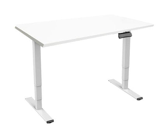 Contini Stehtisch – 180 × 80 × 130 cm – weiss – höhenverstellbar