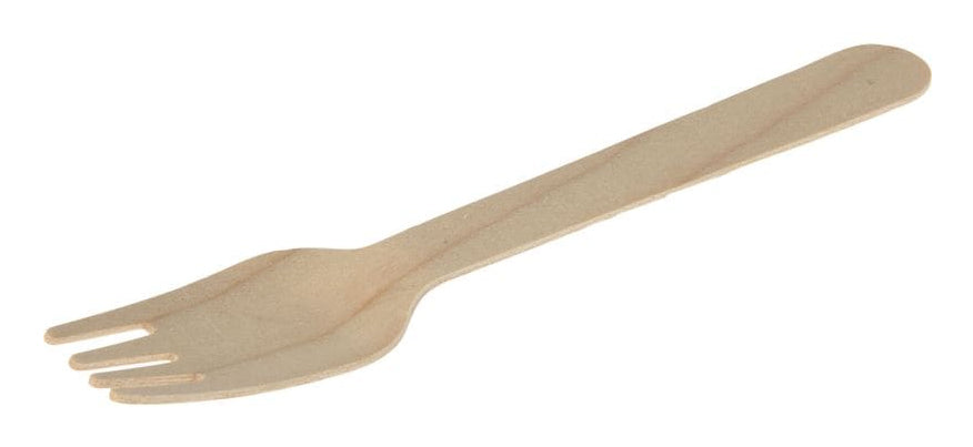 Furber. Furber Holz-Gabel, 16 cm – 40 Stk.
