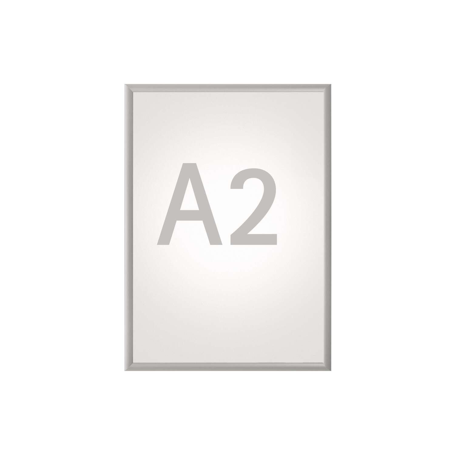 MAUL Plakatrahmen – Silber – Aluminium – 625×450×11 mm – 1 Stk.