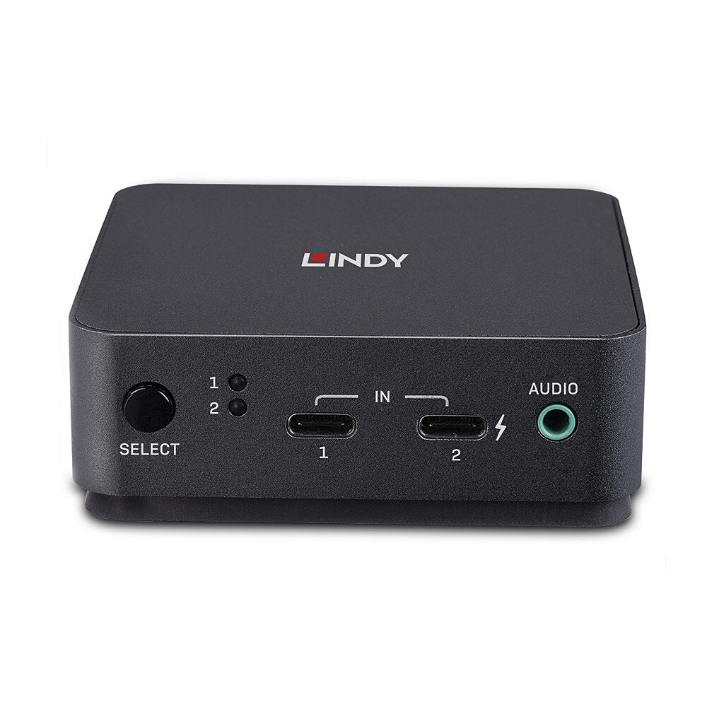 Lindy KVM-Switch 2×1, USB-C/Dual HDMI, 4K (3840 × 2160)