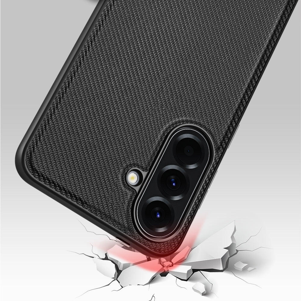 nevox StyleShell NYLO – Backcover – für Samsung Galaxy A57 5G, Nylon+TPU, Schwarz