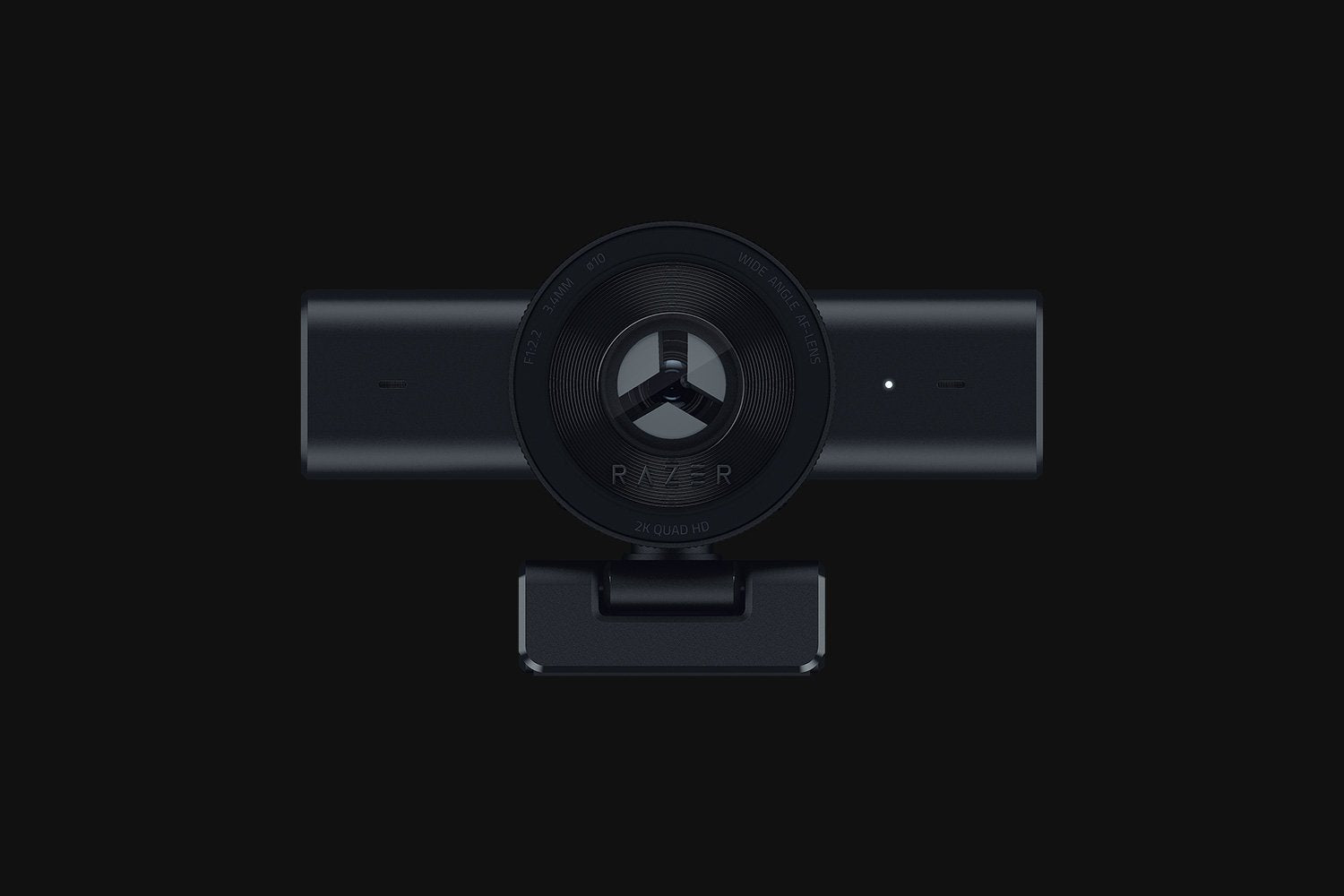 Razer Kiyo V2 X Webcam – 2K, 60 fps, Autofokus, USB-A, Sichtschutz – Schwarz
