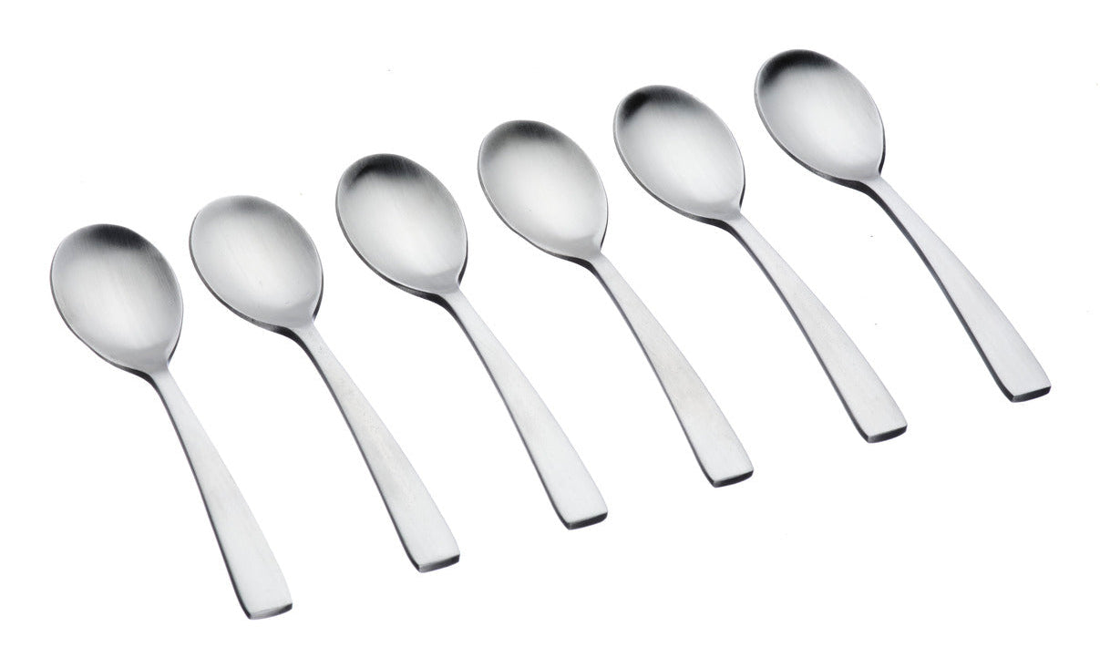 Björn OGLU Espressolöffel – 6er-Set, 11,8 cm, Edelstahl, spülmaschinenfest