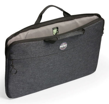 Port Designs Belize Ergoview Notebook-Tasche 16" – mit Fronttasche, aus r-PET – Grau