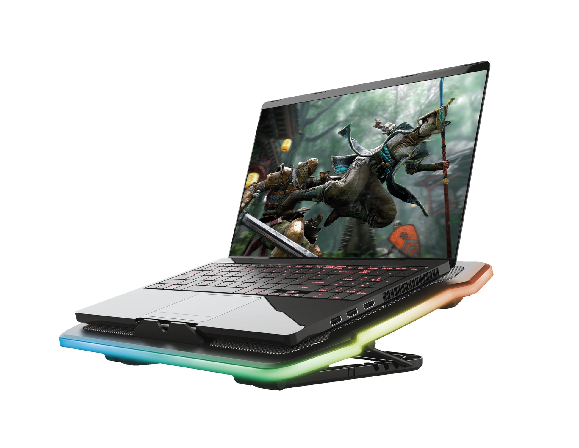 Trust GXT 1126 Auro Notebook-Kühler – für Notebooks bis 17,3", USB-Port, schwarz