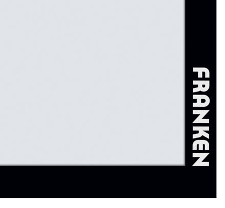 Franken Aushangrahmen – A4, Schwarz – 2 Stk.