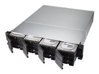 QNAP TL-R1200C-RP – 12-Bay Rack 2U Erweiterungseinheit – redundantes Netzteil, für 2,5"/3,5" HDD/SSD, SATA