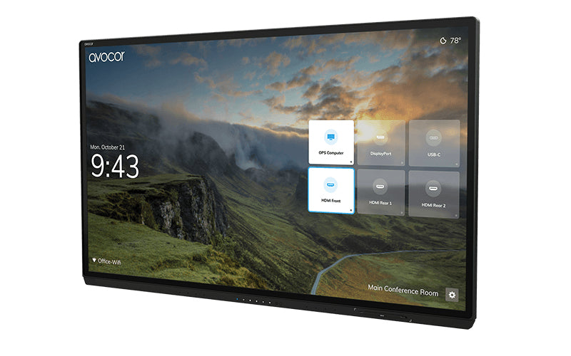 Avocor AVG-6560 – 65" 3840 × 2160 (4K) USB-C 60 W LAN