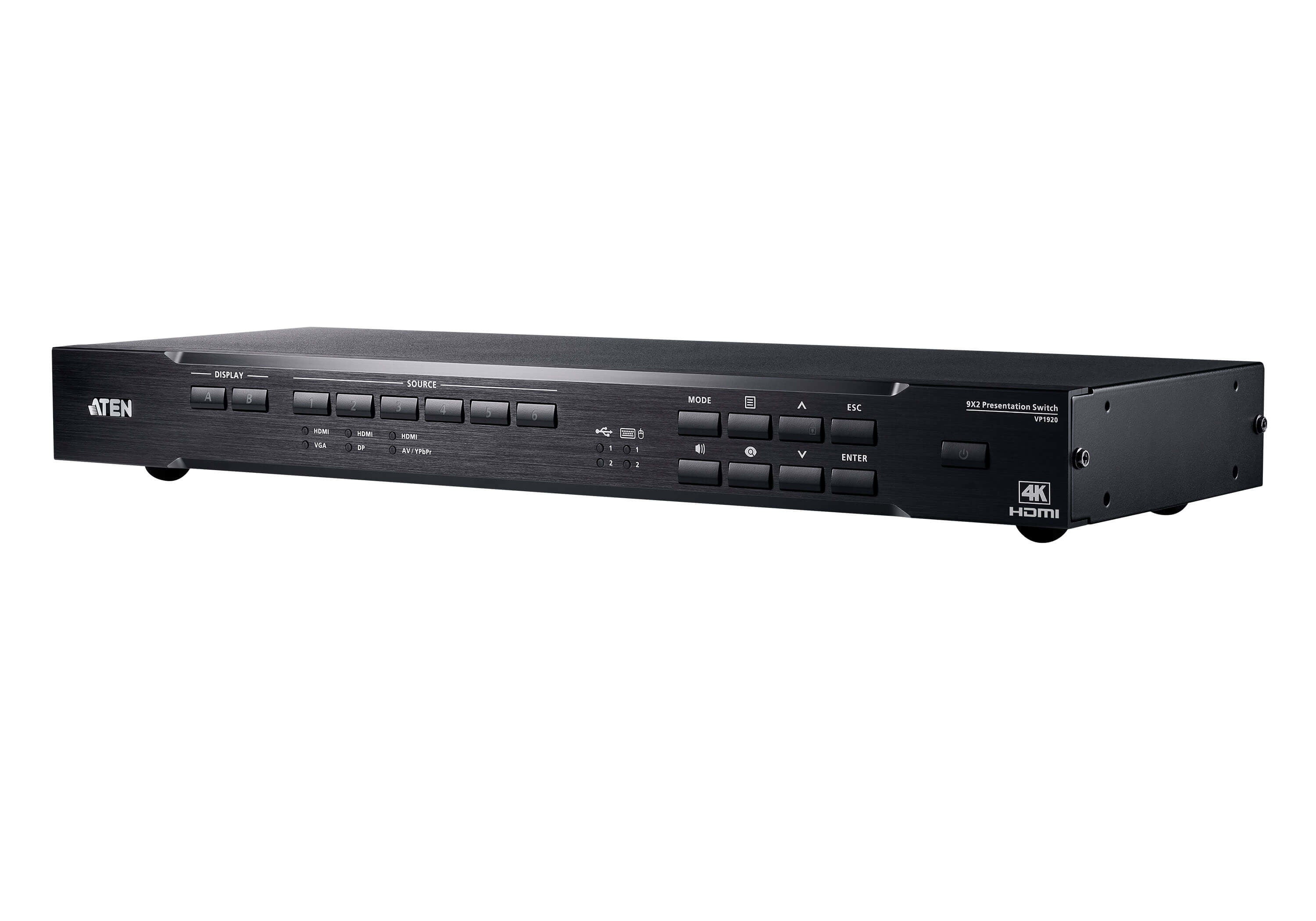 ATEN VP1920 – 9×2 HDMI-Matrix, 4K60, RS-232, Ethernet, IR