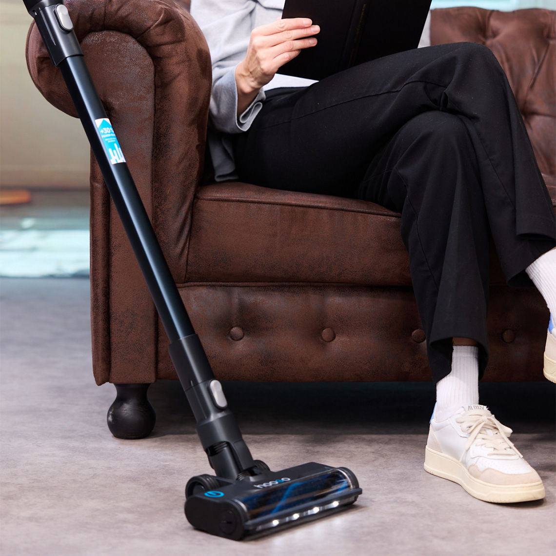Hoogo Akkustaubsauger BS5 – 60 min, 400 W, Behälter 1 l