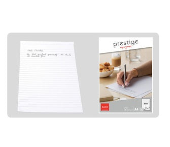 Elco Schreibblock A4, liniert, Leimbindung, 50 Blatt, 80 g/m² – weiss