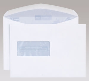 Elco Couvert C5, Fenster links, Nassklebung, Weiss, 100 g/m², Proclima – 500 Stk.