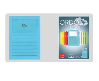 Elco Ordo Classico Sichtmappe A4 – Blau, Papier, 10er-Pack