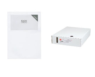 Elco Sichtmappe A4, weiss, Papier, Sichtfenster, 100er-Pack