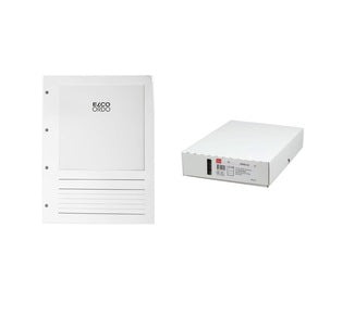 Elco Sichtmappe A4 – Weiss, Papier, Glänzend, 100er-Pack