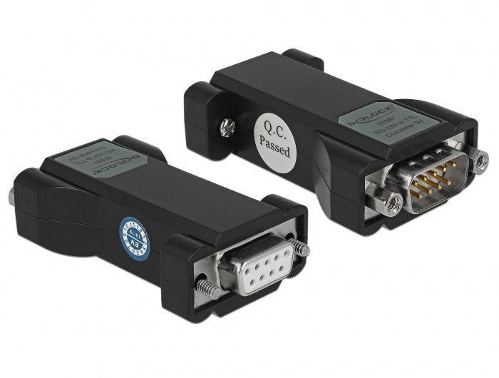DeLOCK 87687 Seriell-Adapter TTL/CMOS zu RS-232 – 115,2 kbit/s, Vollduplex, DTR/DSR RTS/CTS – DB9 Buchse
