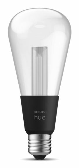 Philips Hue LED LG ST72 E27 – Zigbee, Bluetooth – dimmbar – 2000–6500 K – 500 lm 6,8 W – transparentes Glas
